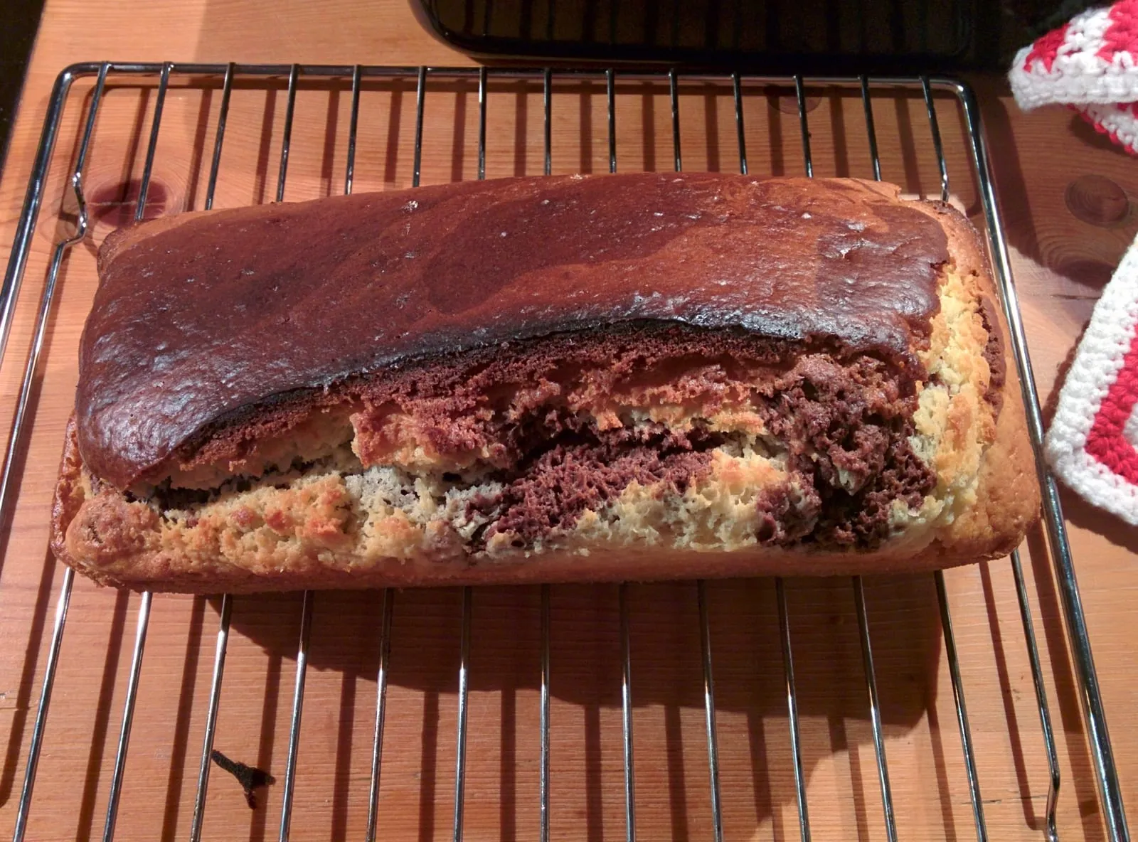 Gebackener Marmorkuchen