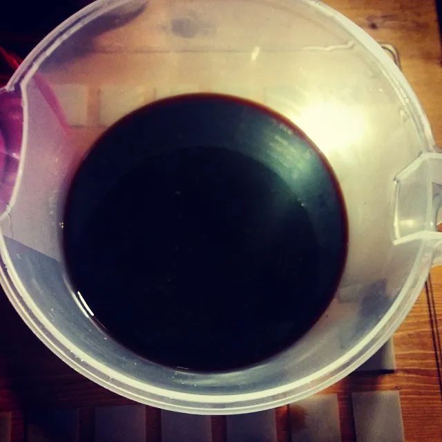 freshly brewed cold coffee